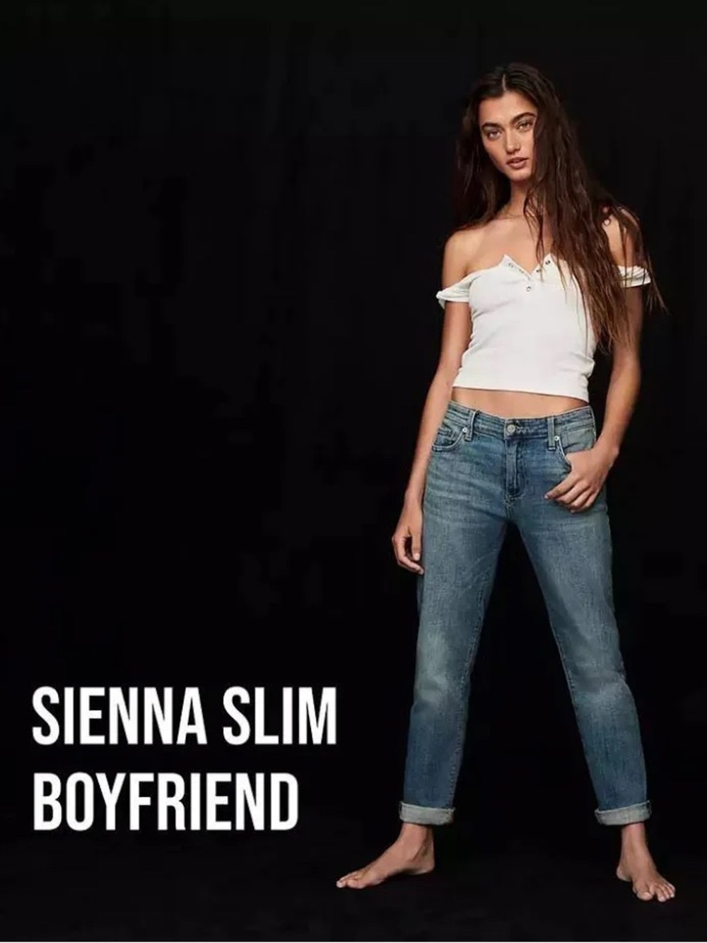 Lucky Brand Sienna Slim Boyfriend Jeans - Medium Blue